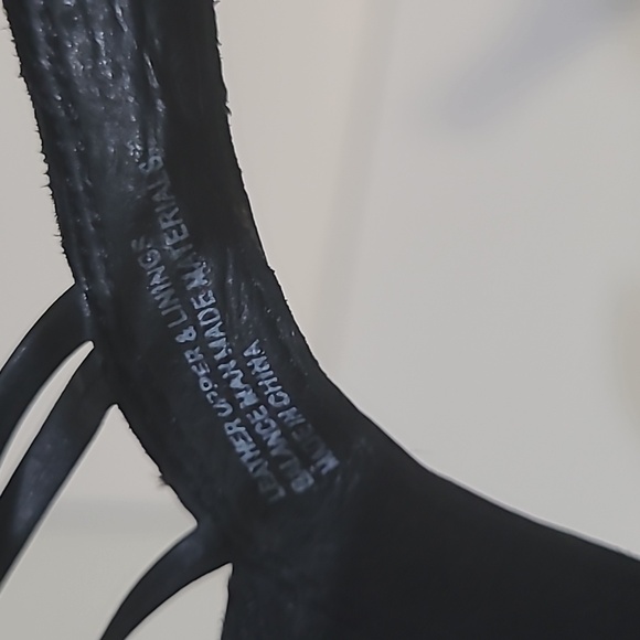 Born Black Leather Sandals Womens 8 - Picture 10 of 10